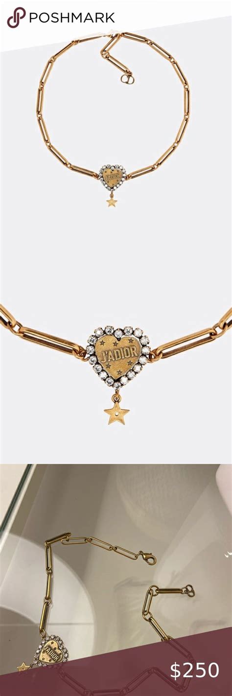 jadior necklace dior|Dior gold jewelry for women.